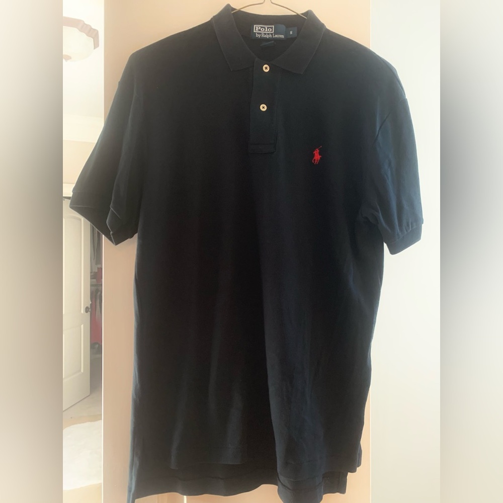 Polo by Ralph Lauren Men’s Black Short Sleeve Polo in Size Small